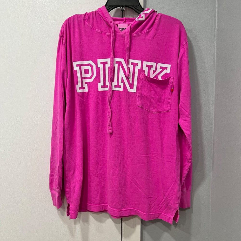 VS pink women long sleeves sweater shirt‎ size S